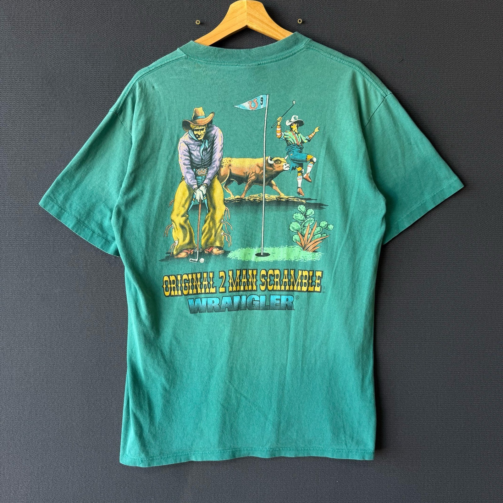 Vintage Wrangler Original 2 Man Scramble Golf T-Shirt – Large