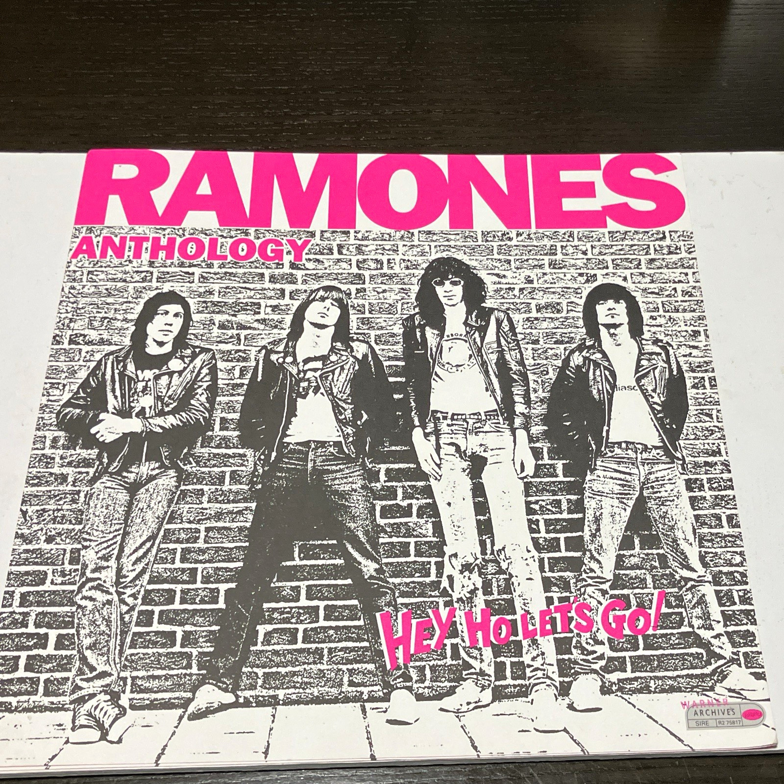 RAMONES Anthology Hey Ho Lets Go ORIGINAL 1999 Promo Poster 24x36 PRISTINE