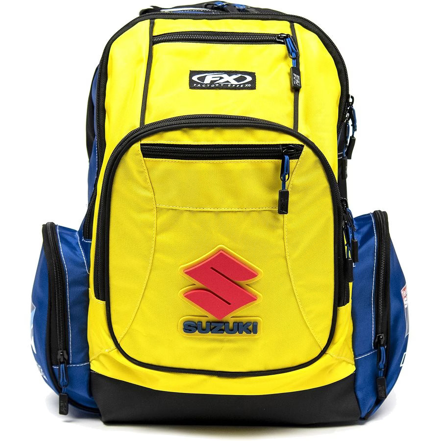 Factory Effex Suzuki Premium Backpack - Yellow 23-89400