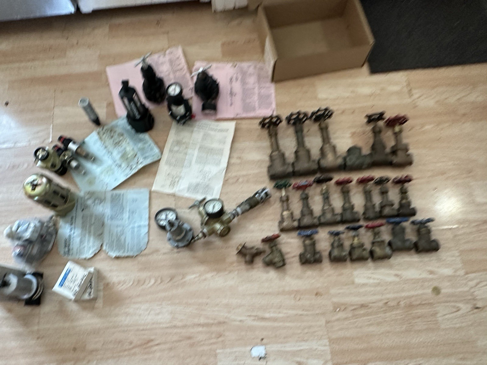 Estate Sale: Lot Of 29+Regulators, Filters, Valves, Silencer, Gauges