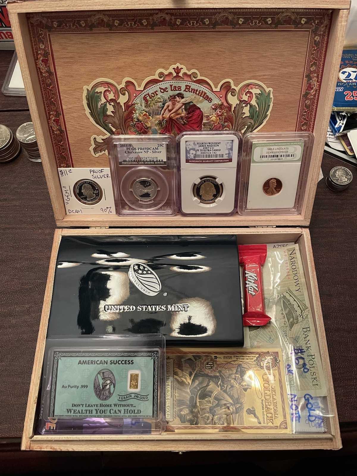 ESTATE COIN TREASURE CHEST Gold & Silver NGC, PCGS, Coins, Bars, Rounds & Bills ESTATE COIN TREASURE CHEST Gold & Silver NGC, PCGS, Coins, Bars, Rounds & Bills