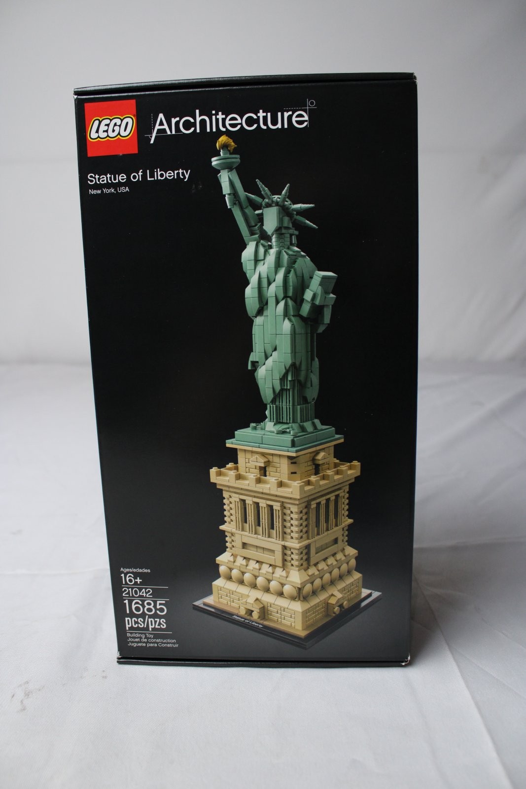 Lego Architecture Statue Of Liberty 21042 New Factory Sealed 1685pcs *Retired*