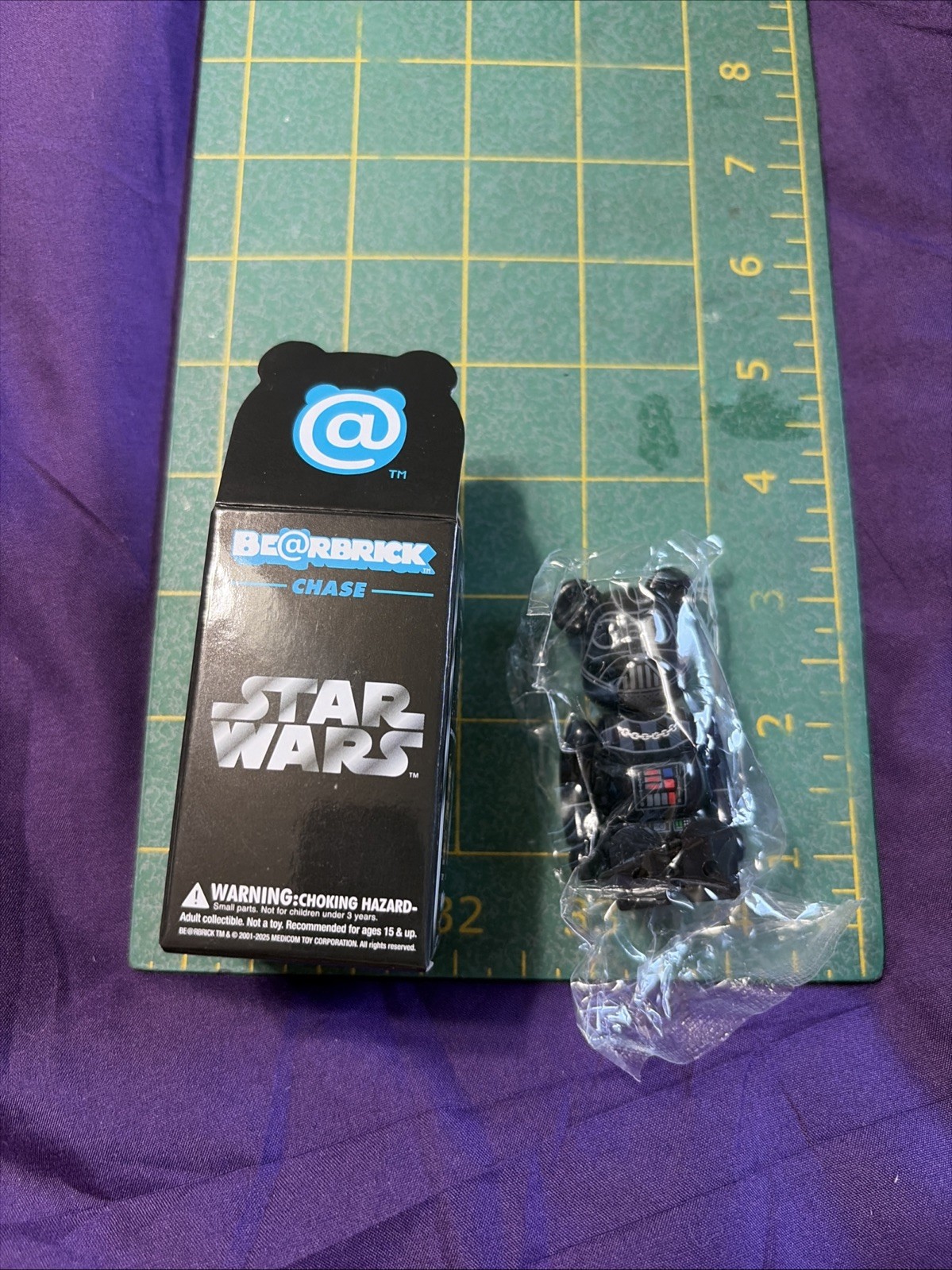 3” Medicom Toy Bearbrick Star Wars 100% CHASE Darth Vader Be@rbrick 3” Medicom Toy Bearbrick Star Wars 100% CHASE Darth Vader Be@rbrick