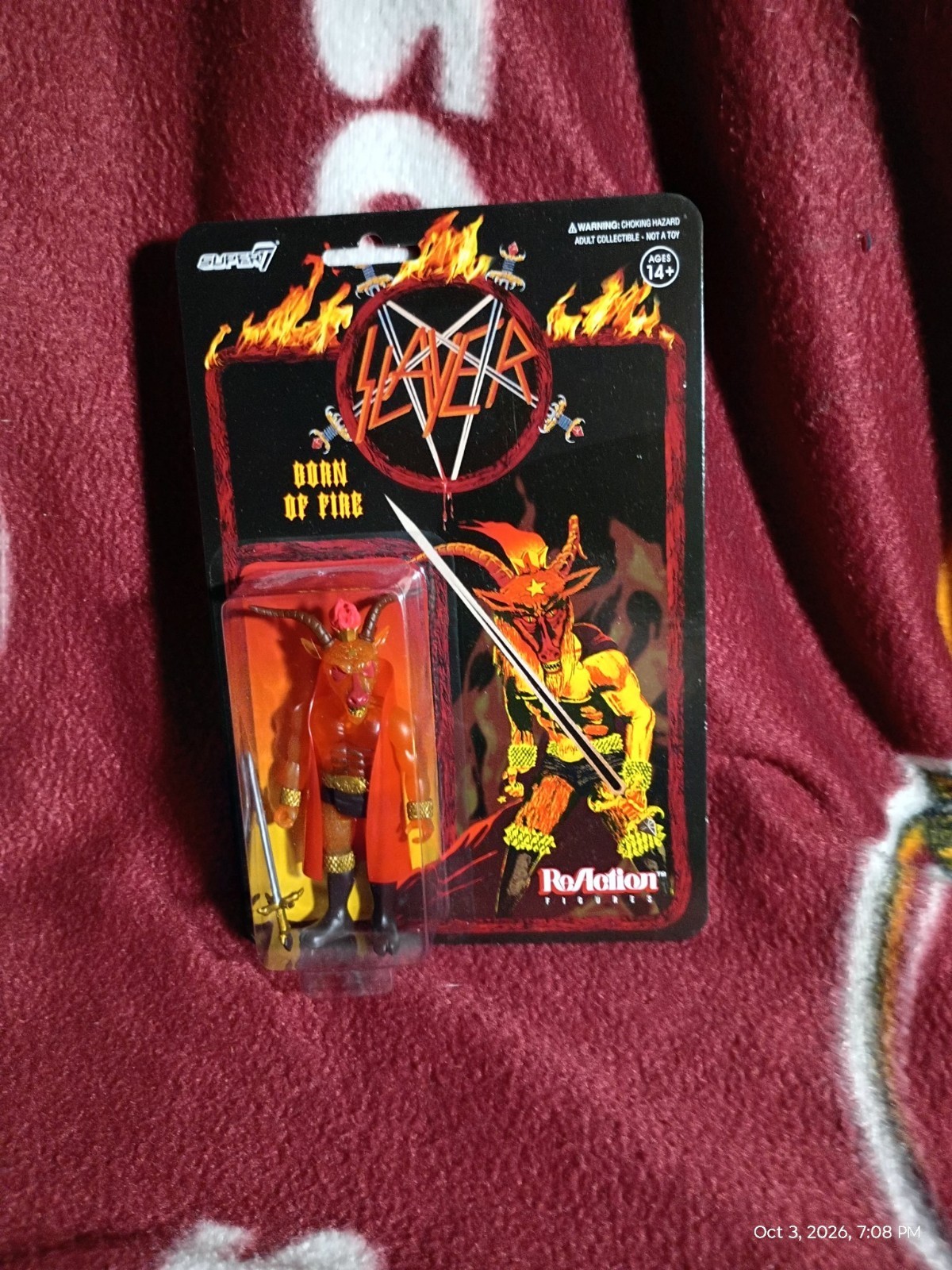 Super7 ReAction Slayer Minotaur Born of Fire Translucent 3.75\ Super7 ReAction Slayer Minotaur Born of Fire Translucent 3.75\