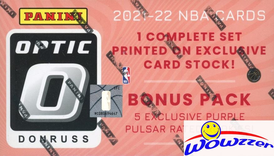 2021/22 Donruss Optic Basketball 205 Card Factory Set-EXCLUSIVE PURPLE PULSAR RR