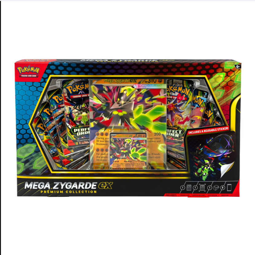 Pokémon Mega Zygarde ex Premium Collection Trading Card Game Set, NO IMPORT FEE