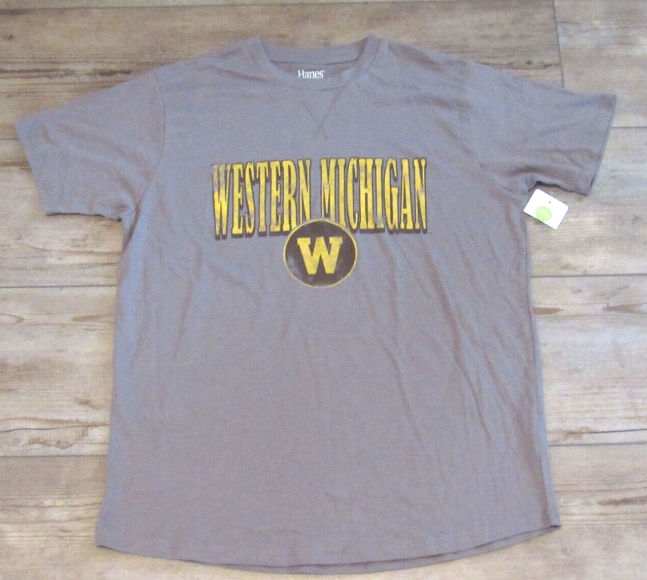 Western Michigan Broncos WMU Distressed Vintage T-shirt Shirt size Men\'s Large