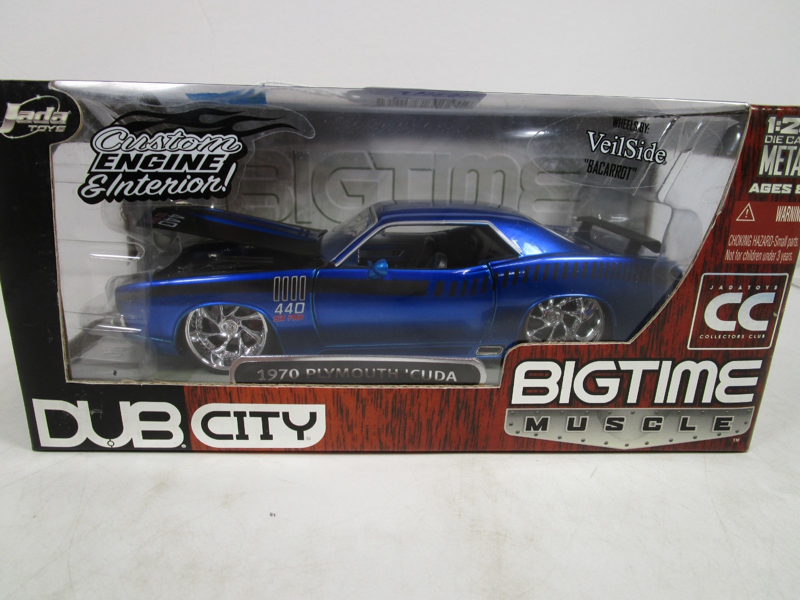 JADA 1/24 BIGTIME MUSCLE COLLECTORS CLUB 1970 PLYMOUTH CUDA 440 *READ* JADA 1/24 BIGTIME MUSCLE COLLECTORS CLUB 1970 PLYMOUTH CUDA 440 *READ*