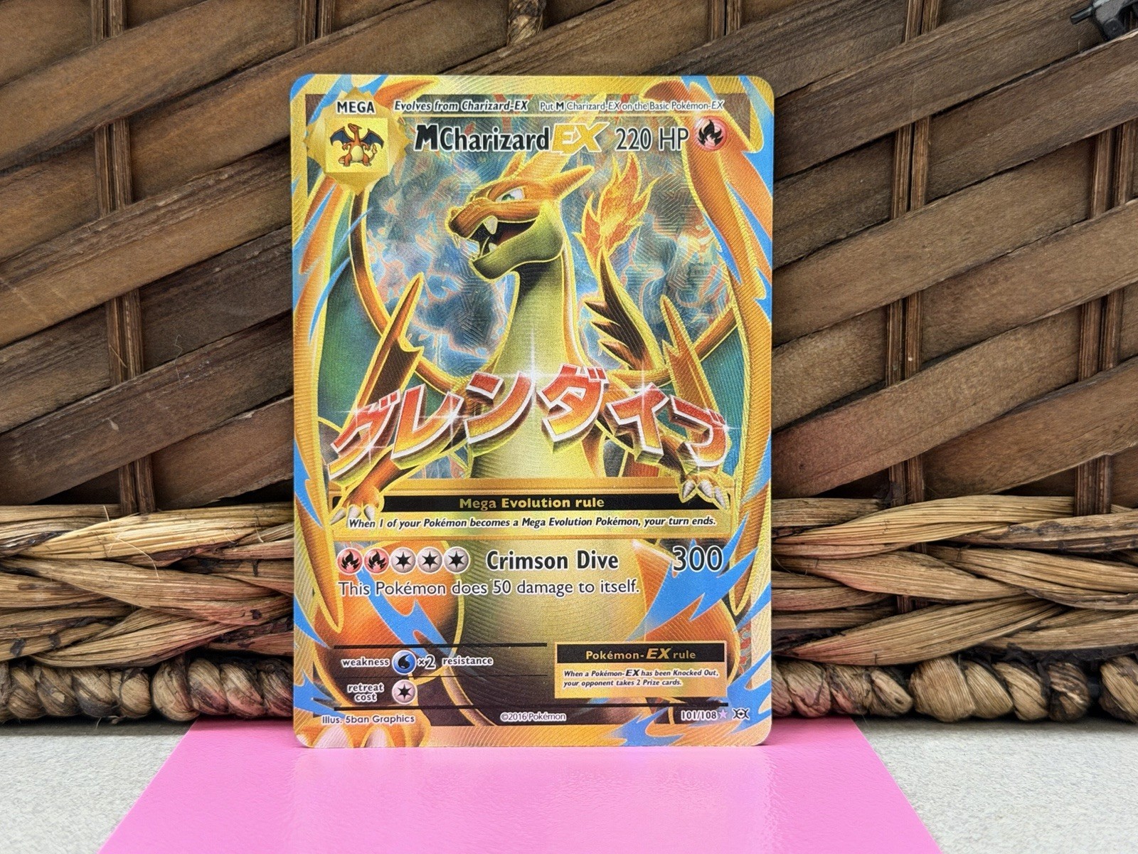 Pokemon M Charizard EX 101/108 Ultra Rare Evolutions Pokemon Holo LP