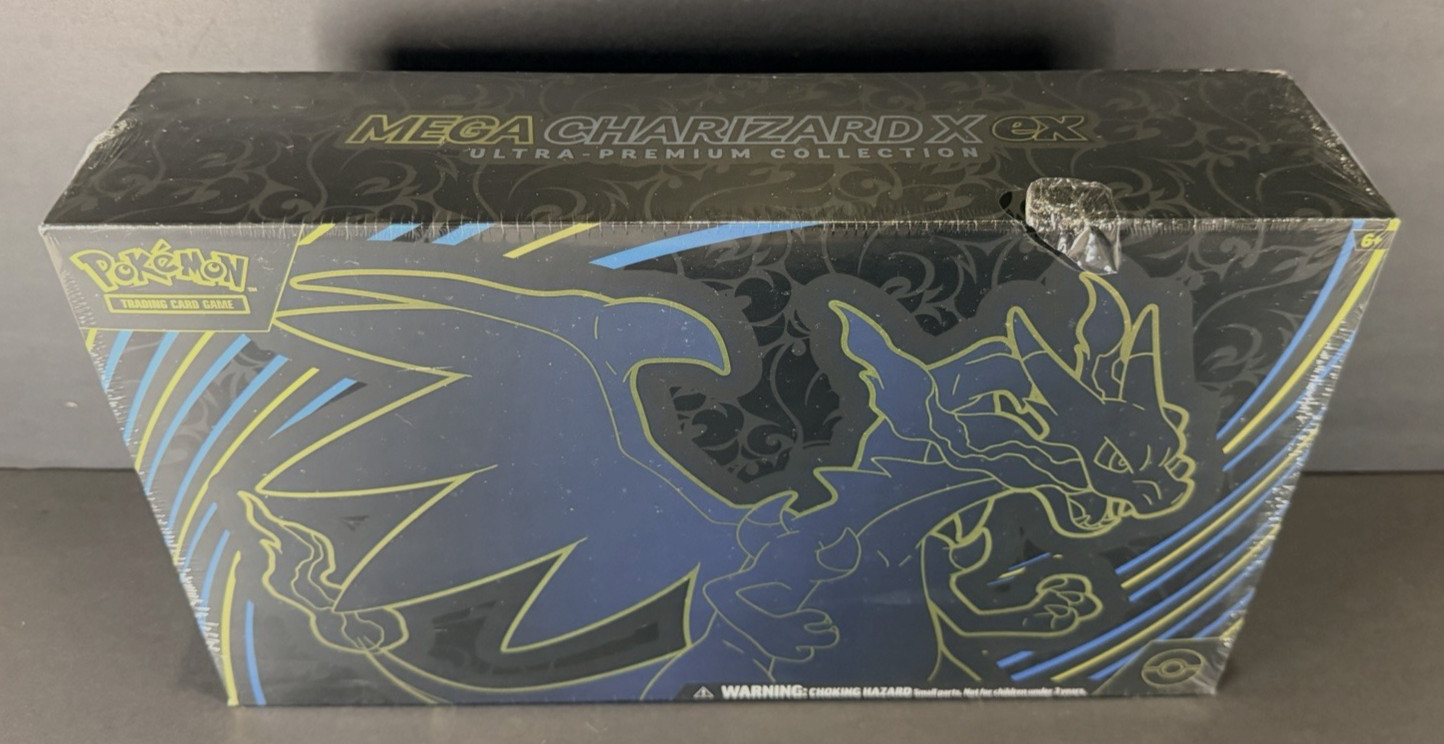 Pokémon Mega Charizard X ex UPC Phantasmal Flames Seal Damage Save