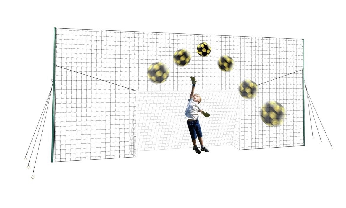 Open Goaaal Ultimate 3-in-1 Soccer Standard Size Training Rebounder Backstop