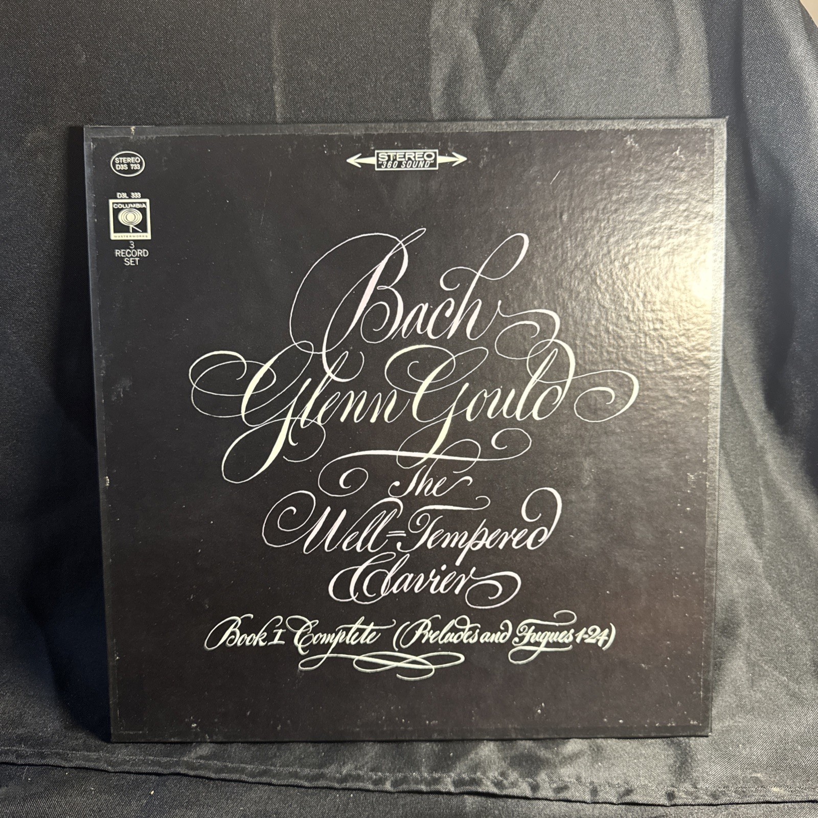Bach Glenn Gould: The Well-Tempered Clavier - Book I  D3S 733 stereo 2 eye NM lp