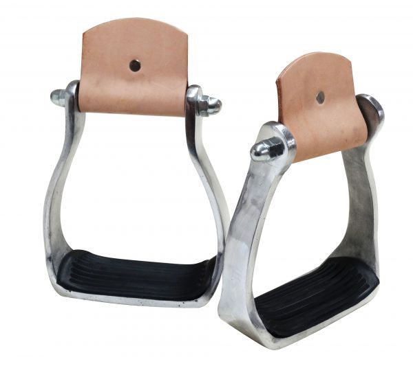 Western Horse Saddle Aluminum Adult Barrel Racing Pleasure Reining Stirrups 