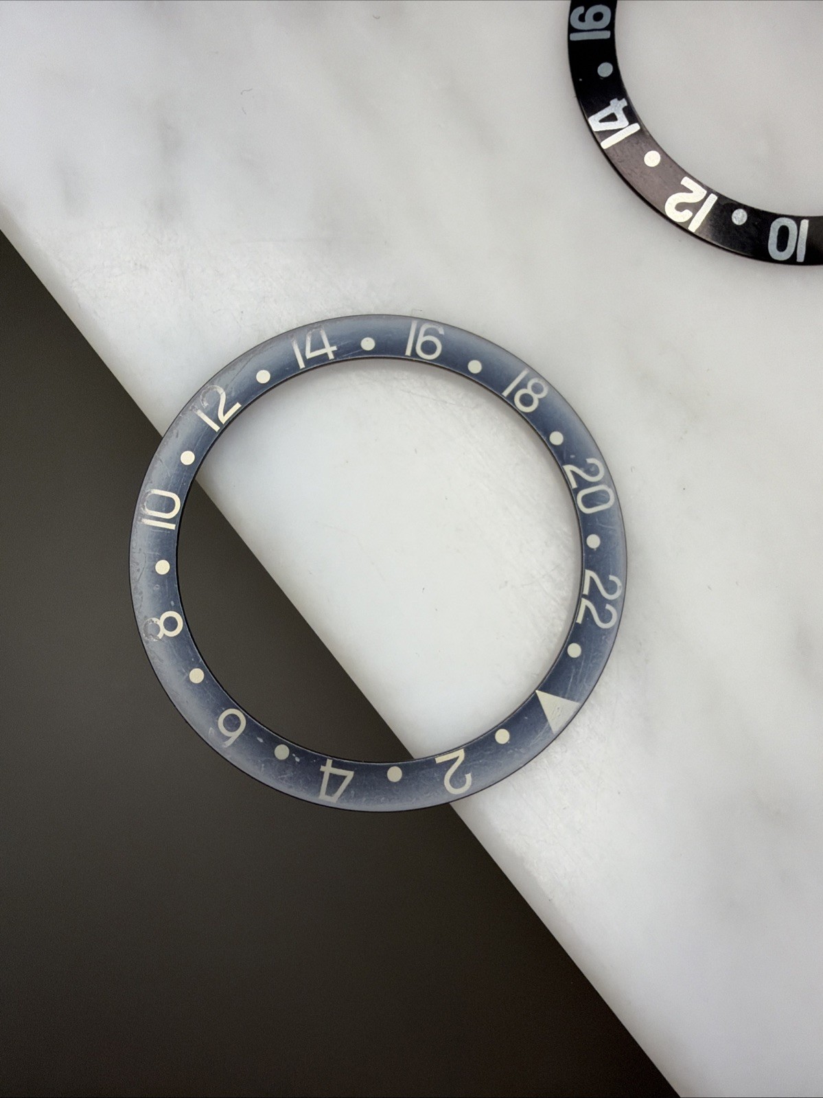 Original Rolex GMT-Master 1675 16750 Blue  Bezel Insert Faded