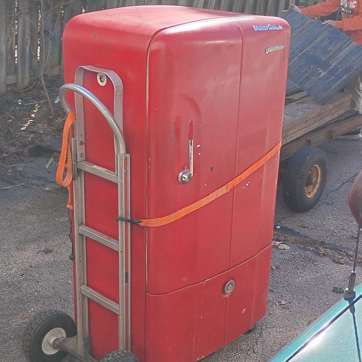 Westinghouse Red Vintage Refrigerator Collectible Major Appliance Westinghouse Red Vintage Refrigerator Collectible Major Appliance