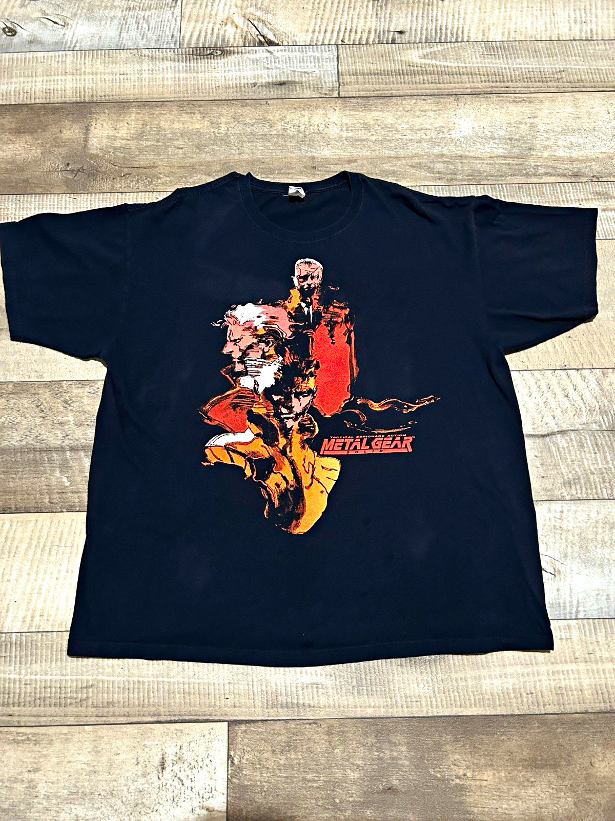 Vintage 2011 Metal Gear Solid Promo Shirt Anvil 2XL Yoji Shinkawa MGS Tee