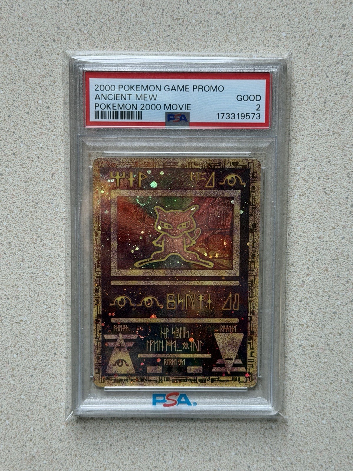 2000 Pokémon Game Promo Ancient Mew #2 Pokemon 2000 Movie PSA 2 2000 Pokémon Game Promo Ancient Mew #2 Pokemon 2000 Movie PSA 2