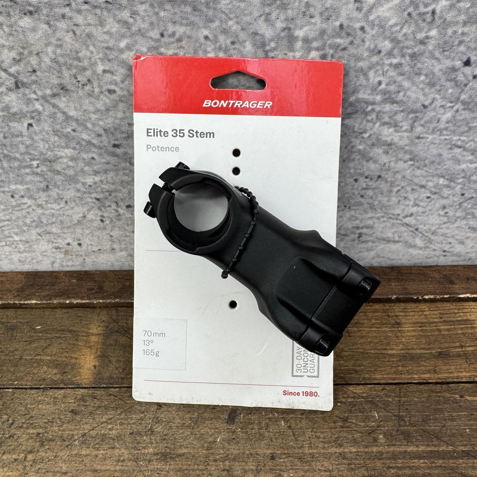 Bontrager Elite 35 Bike Stem 70mm 35mm Threadless 13° Black Alloy MTB Trail