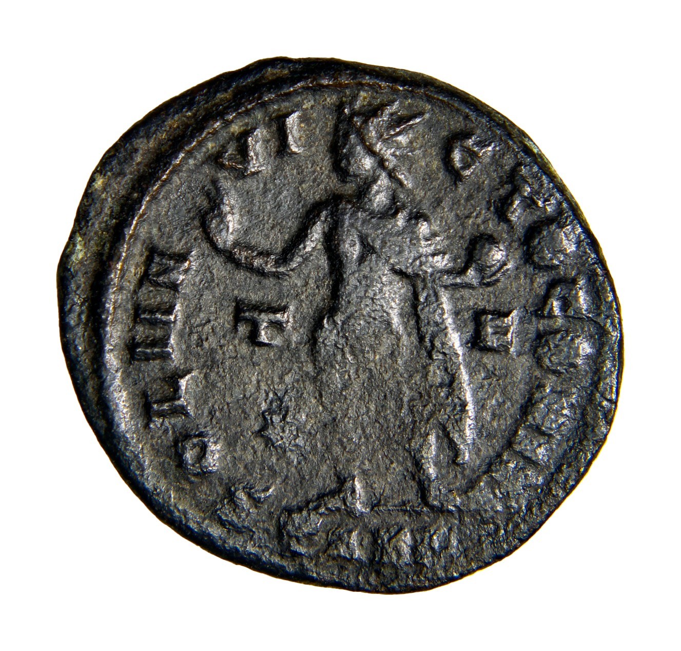 Roman Imperial Coin ARLES IN FRANCE T - F Sol Constantine I the Great (306-337)
