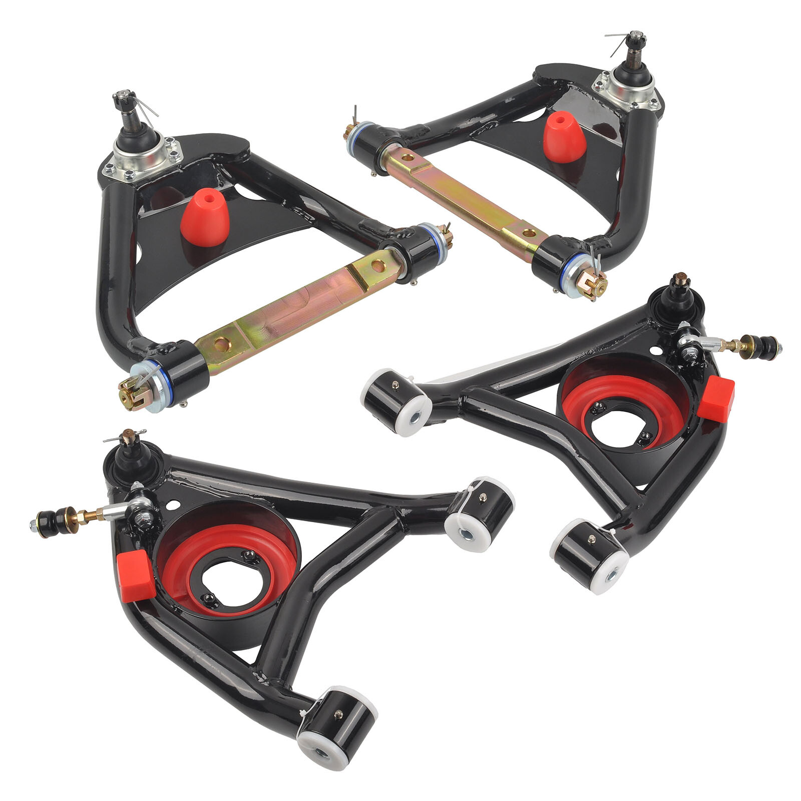 For 1964-72 Chevrolet Chevelle GM A-Body Upper & Lower Tubular Control Arms Set