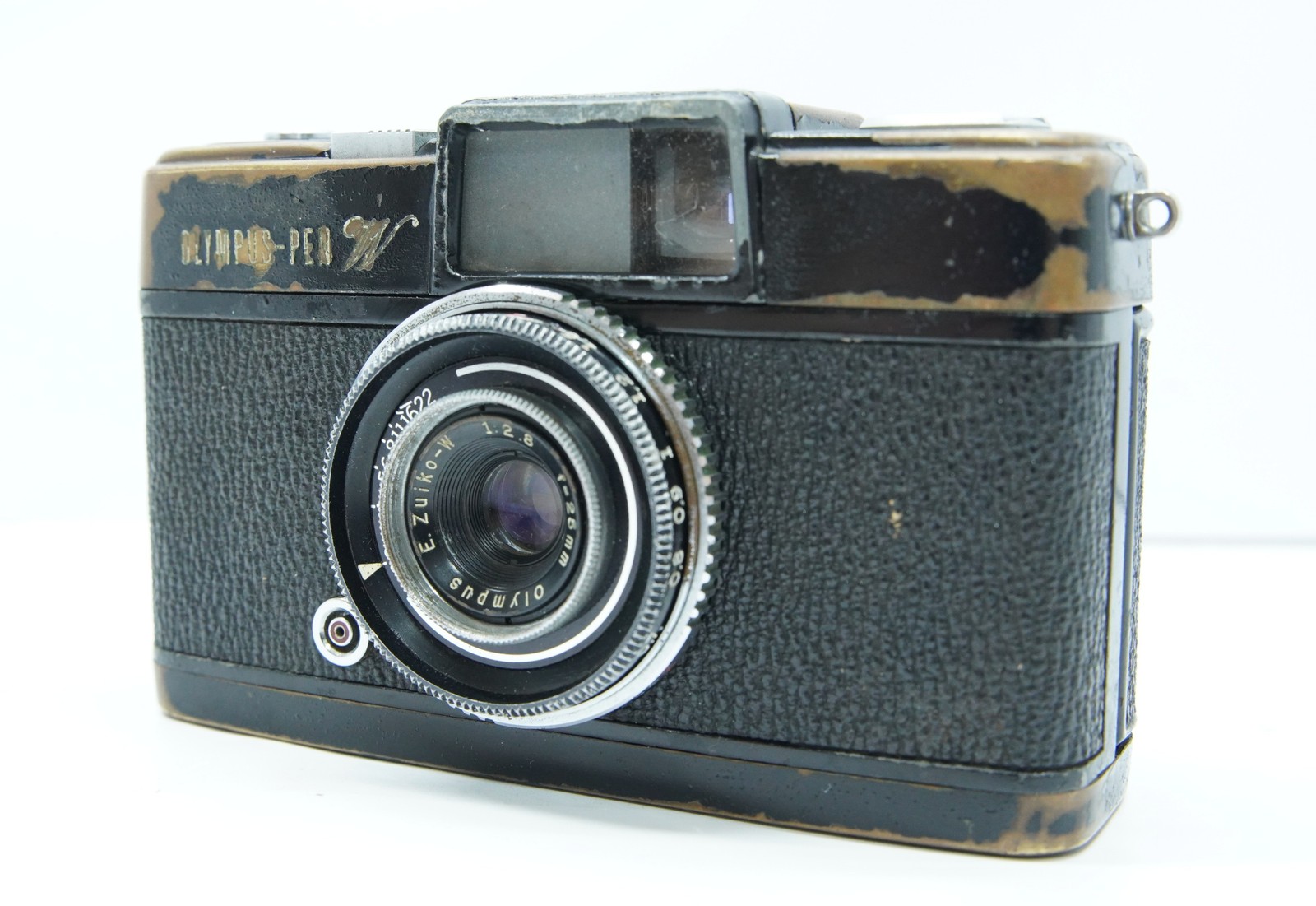 Rare [Exc+5] Olympus Pen W Black Half Frame Film Camera Black From JAPAN