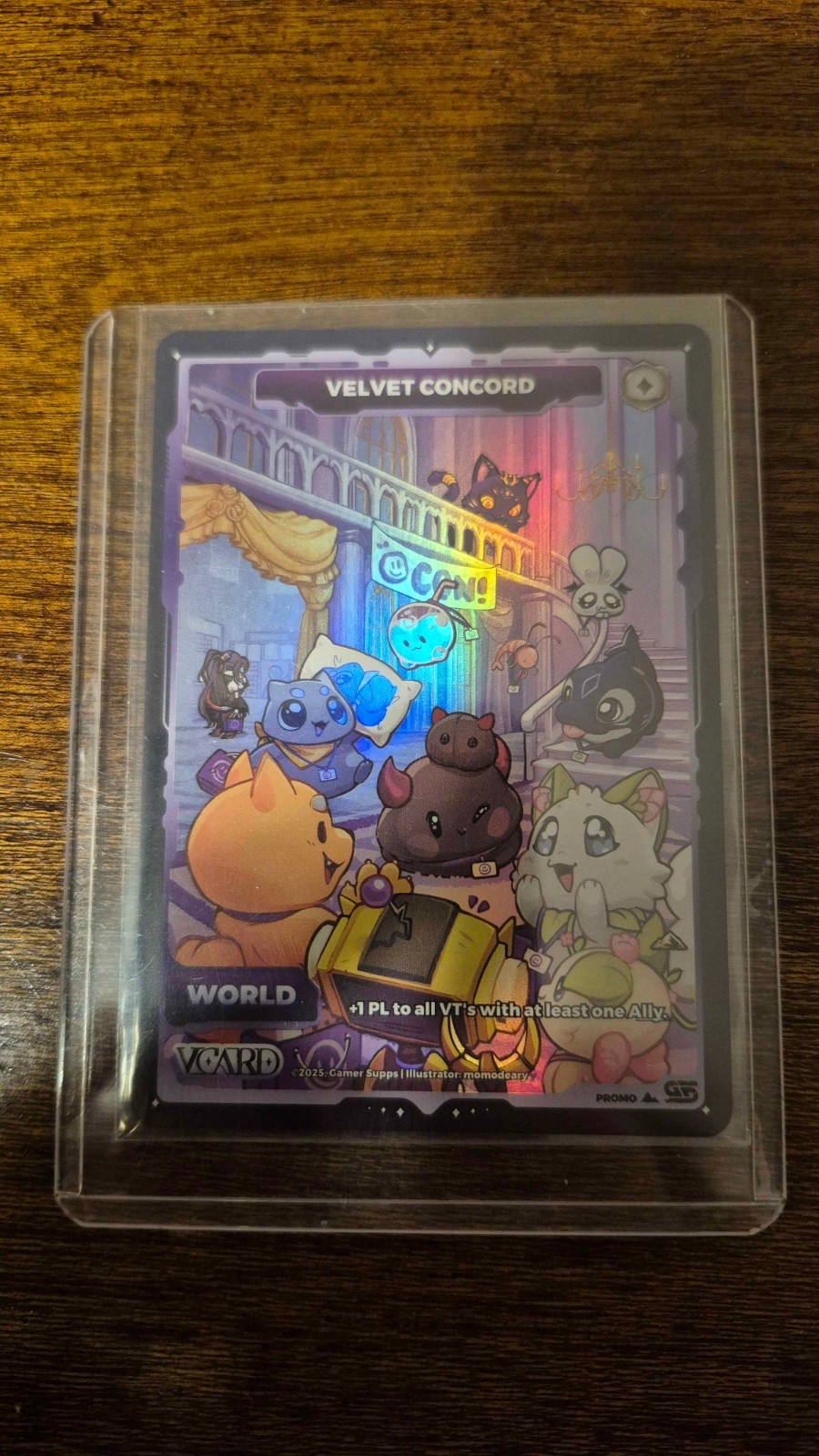 VCard TCG Velvet Concord | Twitchcon Promo| Holo | 1/200 | Gamersupps | NM