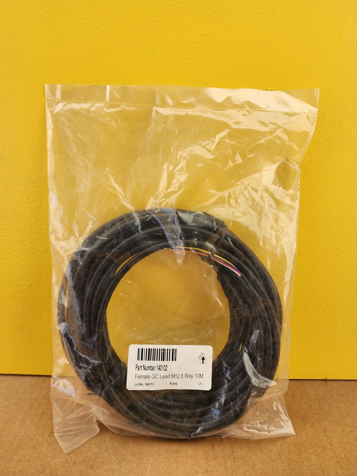 NEW IDEM 140102 Connection Cable, 8-pin Female QC Lead, M12, 32.8ft/10m Length NEW IDEM 140102 Connection Cable, 8-pin Female QC Lead, M12, 32.8ft/10m Length