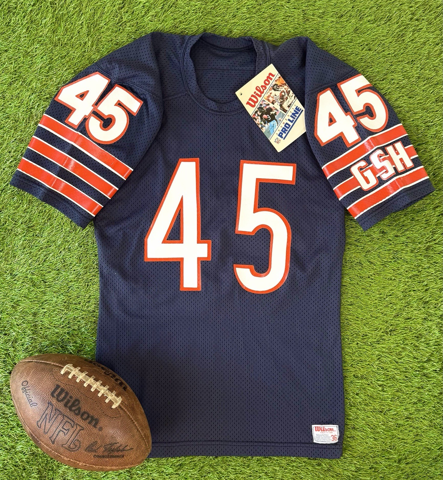 Gary Fencik Chicago Bears 1984-1985 Authentic Wilson Vintage NFL Football Jersey