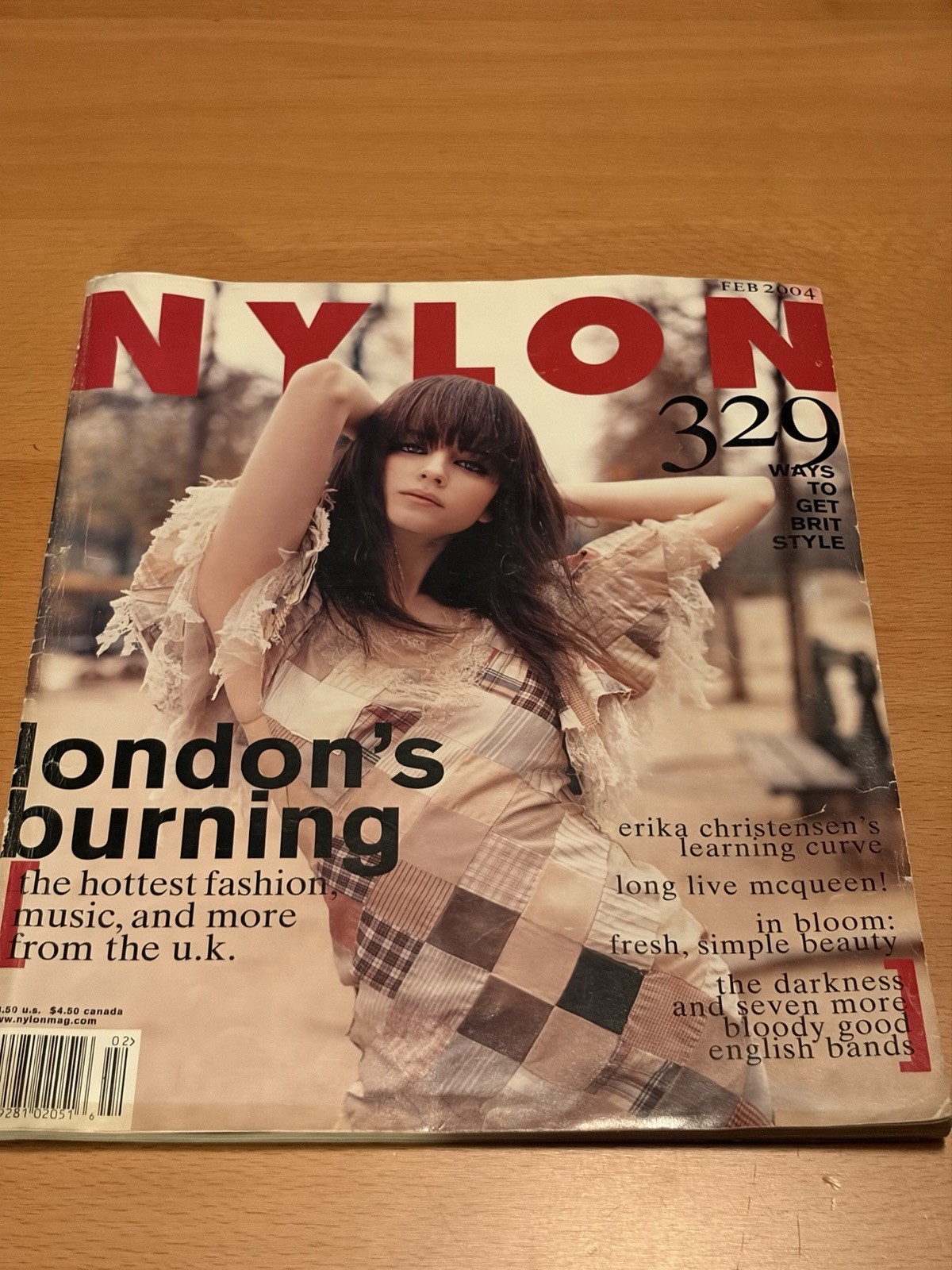 Rare Nylon Magazine, February 2004, 329 Ways to Brit Style Issue G Condition