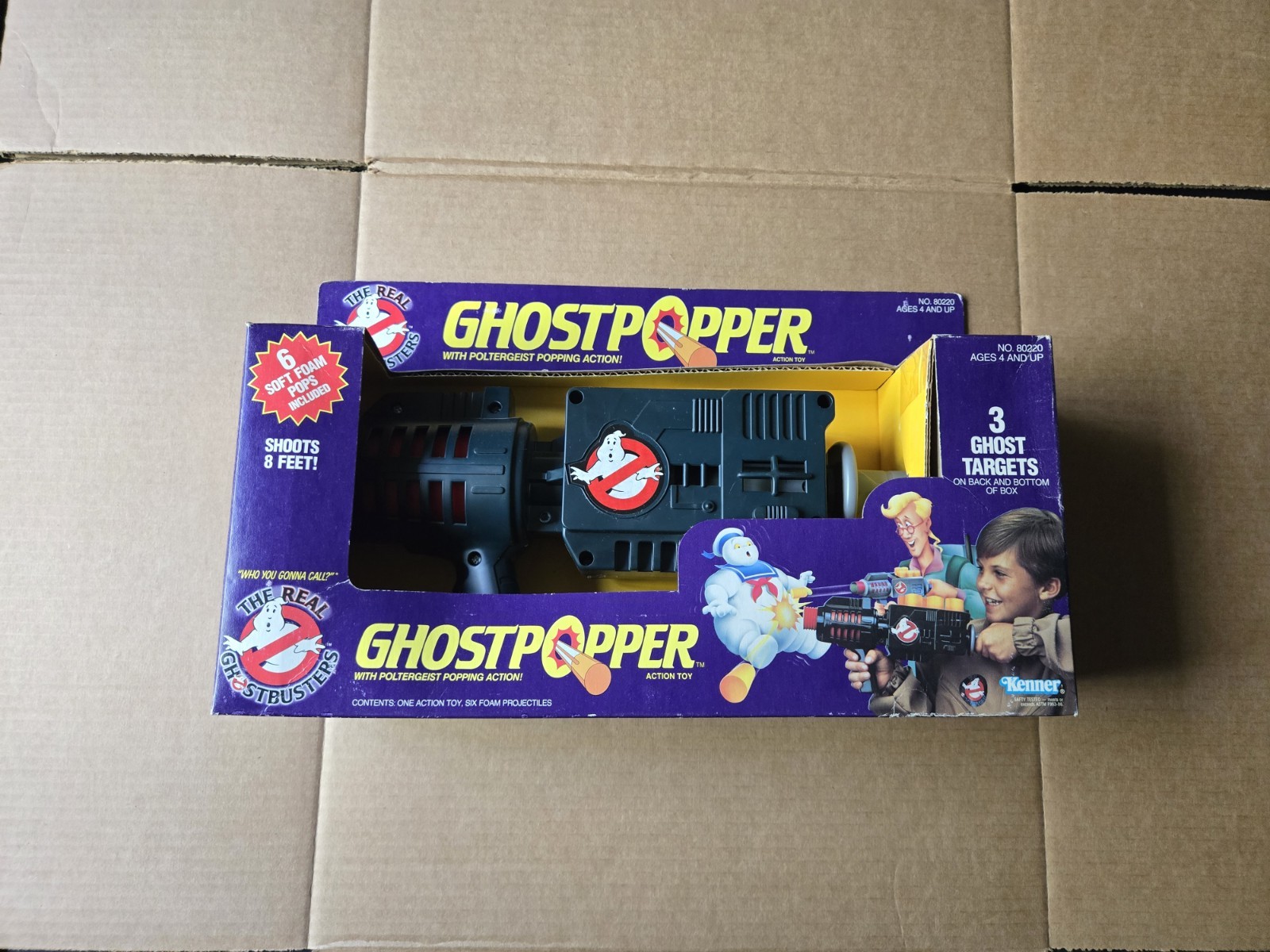 Vintage 1986 Kenner The REAL Ghostbusters Ghostpopper FACTORY SEALED UNOPENED