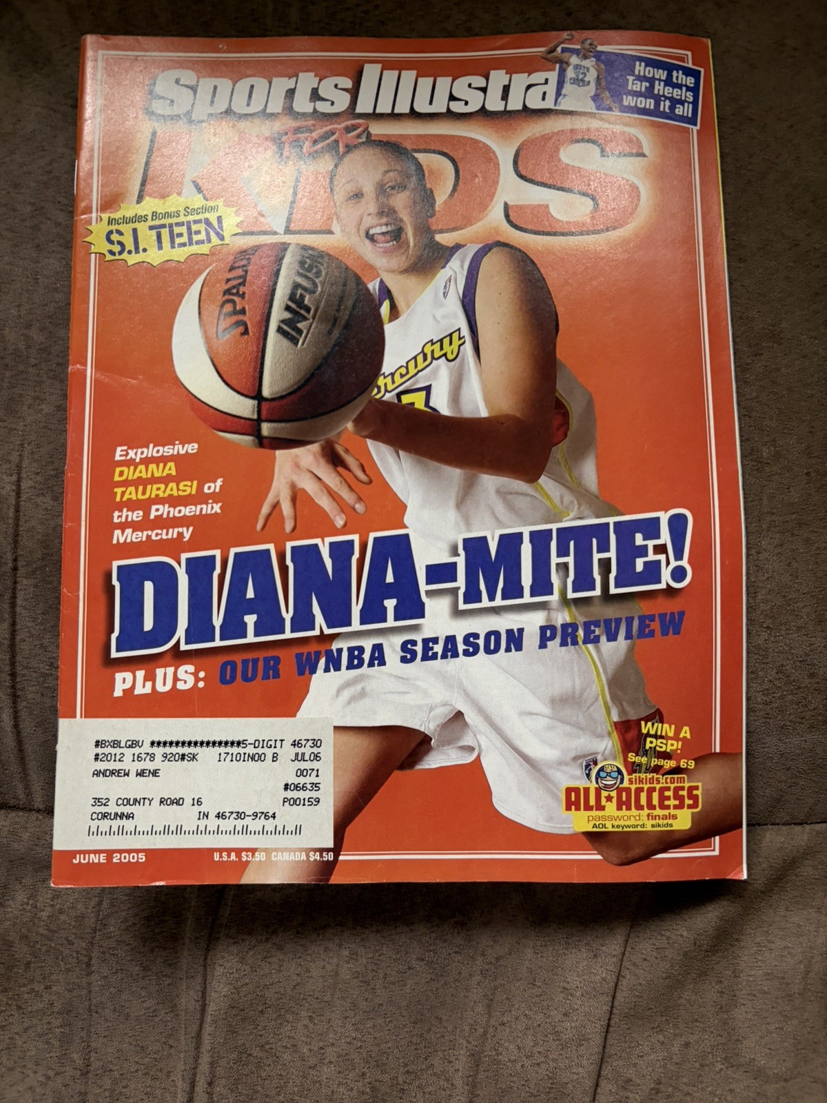 Sports Illustrated For Kids June 2005 with Cards and Poster