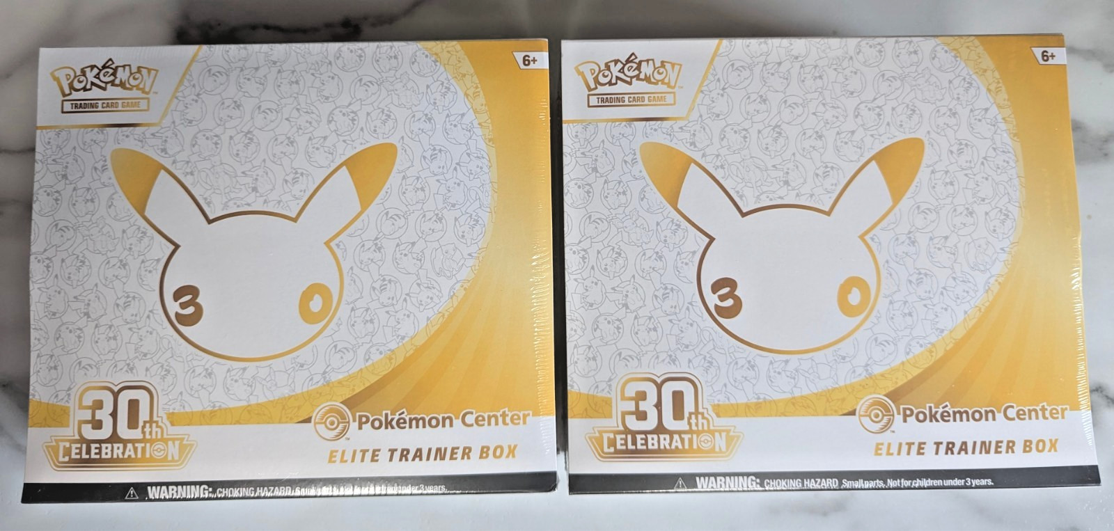 2x Pokemon Center ETB 30th Anniversary Celebration Sealed Lot - In Hand