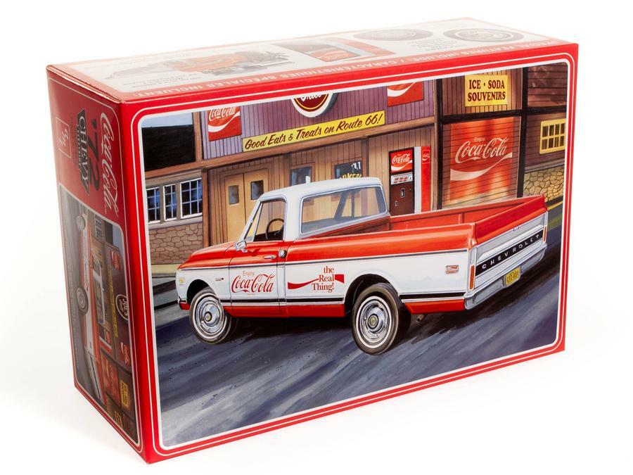 1:25 AMT \'72 Chevy Pickup Truck COCA-COLA COKE Plastic Model Kit *NEW SEALED*