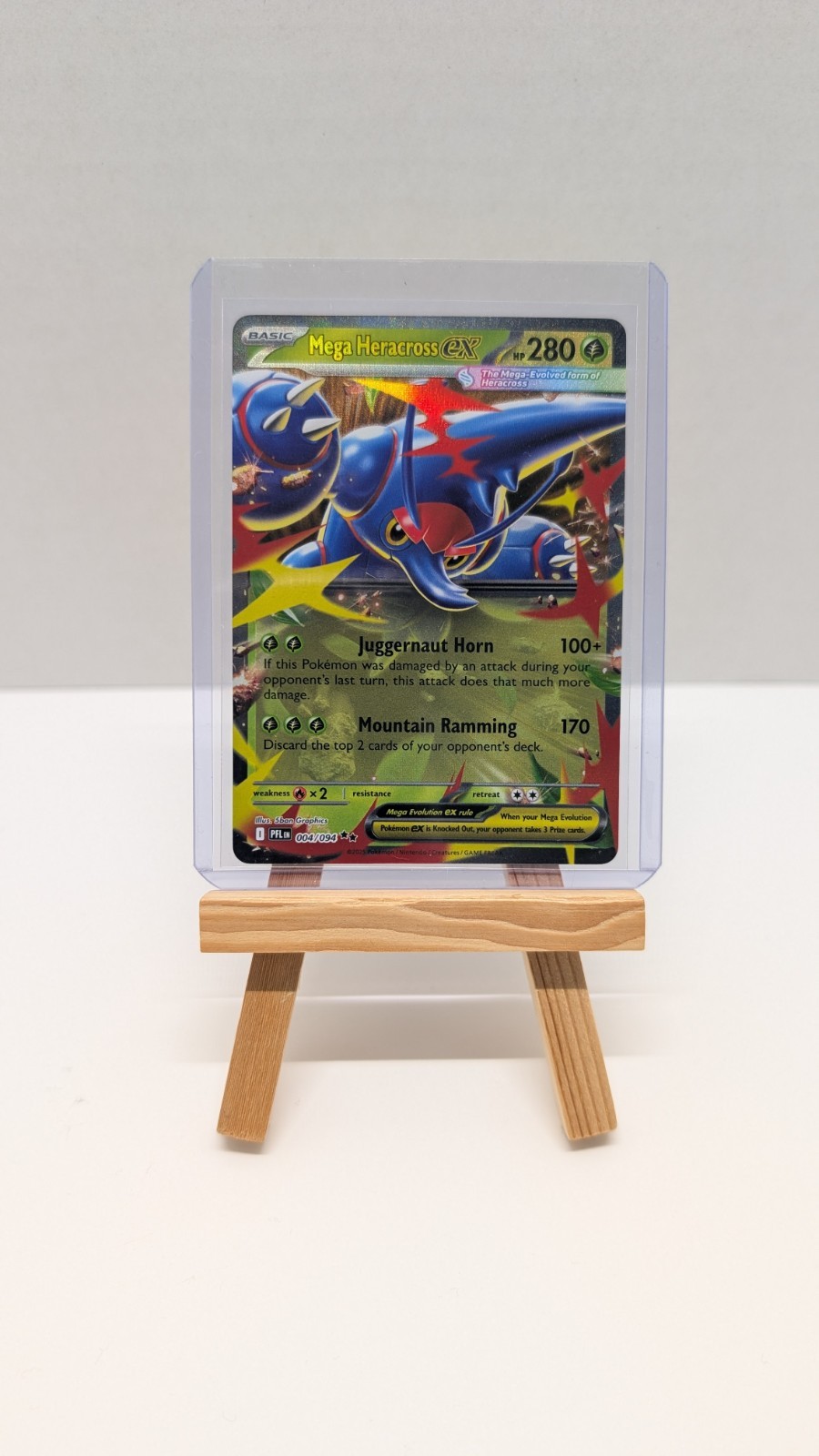 Pokémon TCG, Mega Heracross Ex 004/094 - Phantasmal Flames