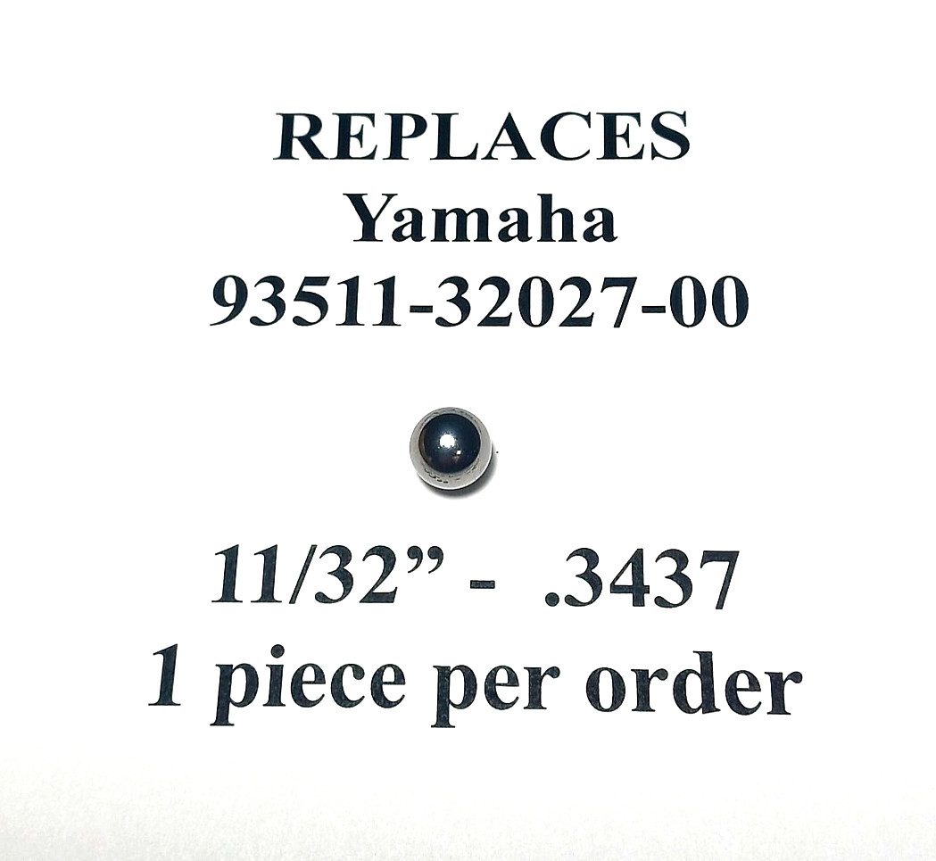 Yamaha Clutch Rod Ball Bearing -Replace 93511-32027-00 11/32 Yamaha Clutch Rod Ball Bearing -Replace 93511-32027-00 11/32