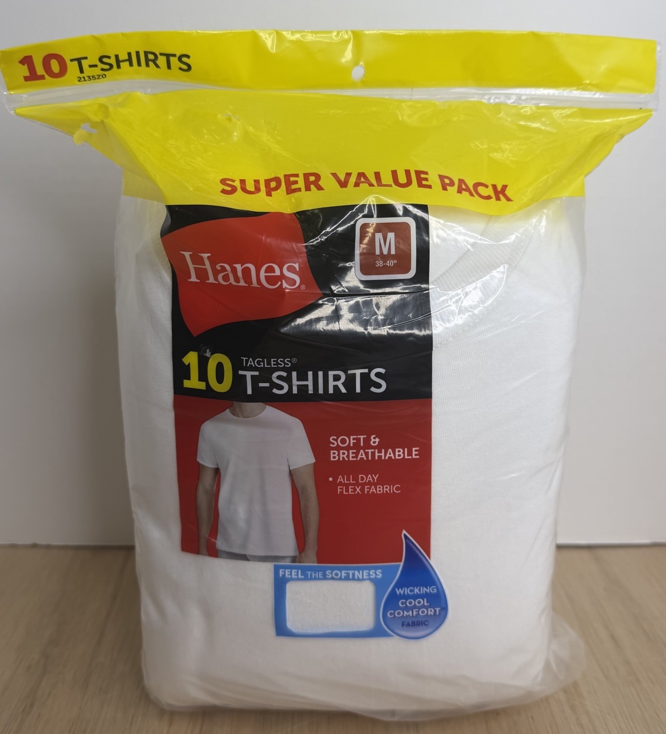 HANES 10 PACK MENS MEDIUM 38-40\
