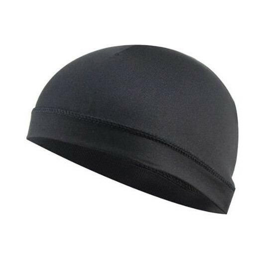 Dome Cap Wicking Helmet Liner Elastic FootBall Biker Beanie Hat Head Wrap Spande