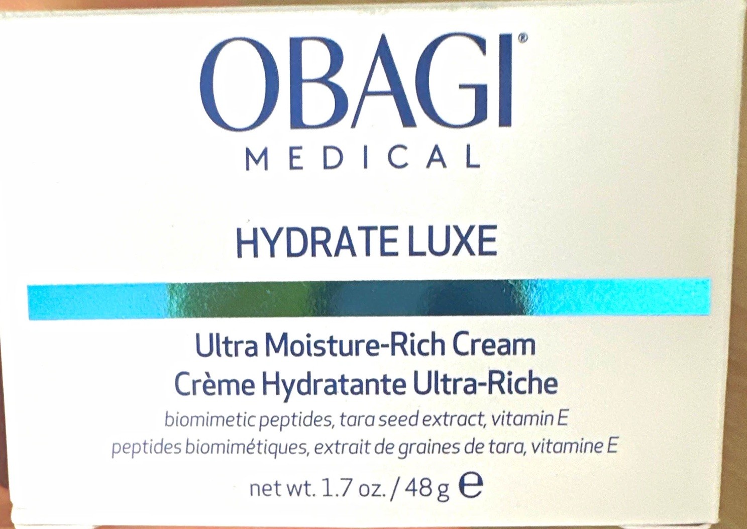 Obagi Medical Hydrate Luxe Hydrating Face Moisturizer Cream 1.7oz /48g brand new