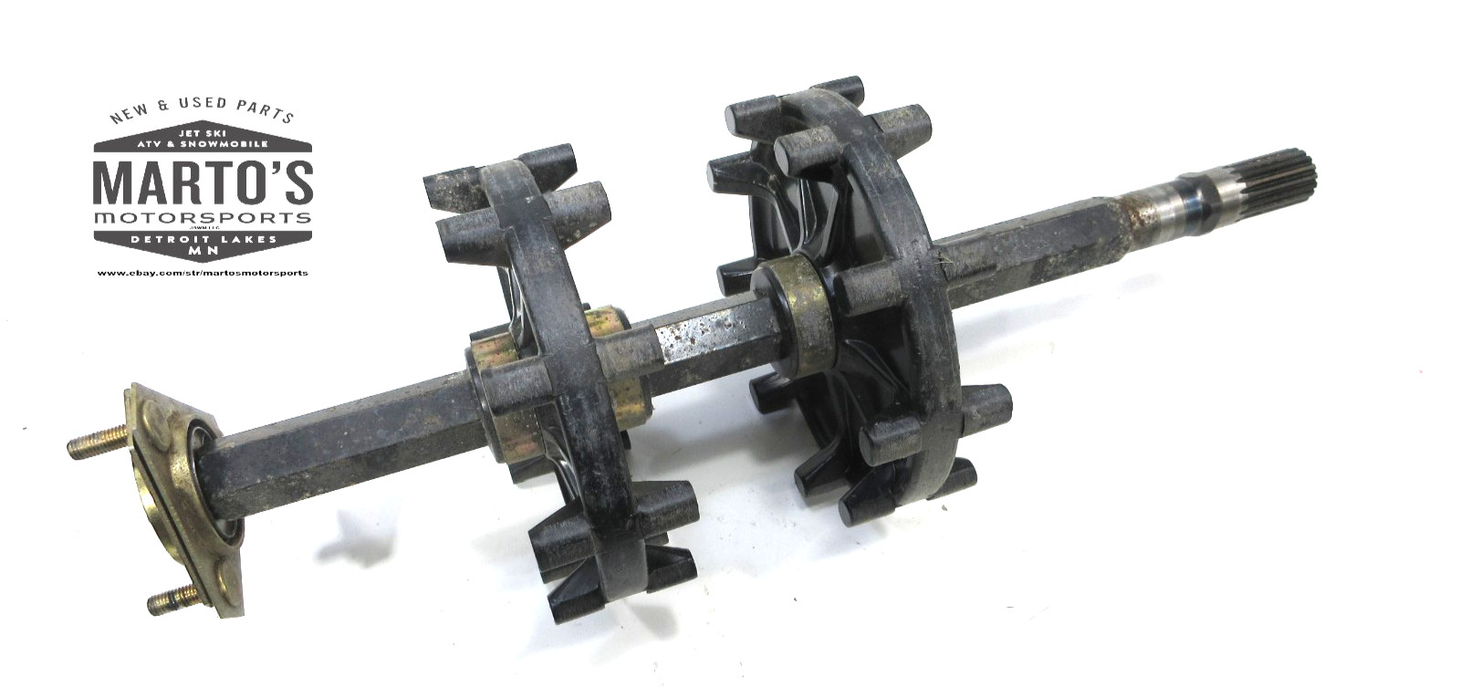 OEM SKIDOO 2002-2004 MXZ LEGEND 380F 550 F FAN TRACK DRIVESHAFT & SPROCKETS