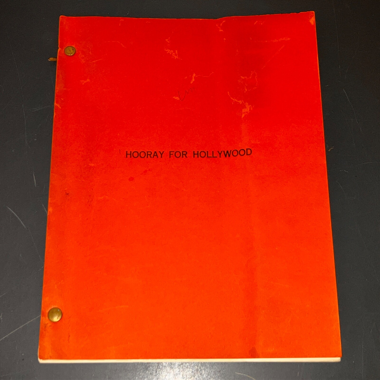 HOORAY FOR HOLLYWOOD (1975) Jack Haley Jr. WB Film History Proposal Script COA