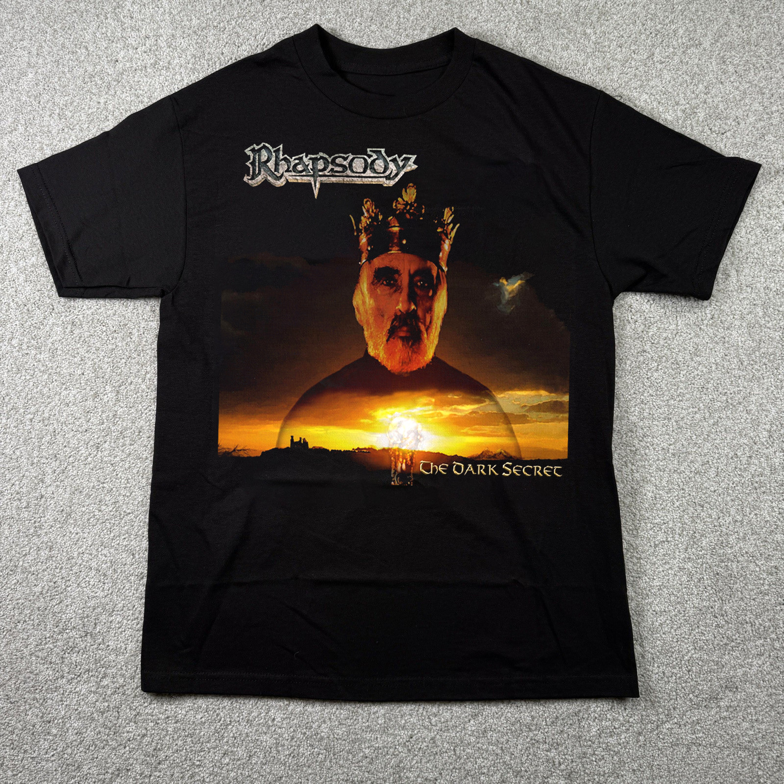 Rhapsody Band The Dark Secret ABlum T-shirt all size Unisex S to 5XL KN116