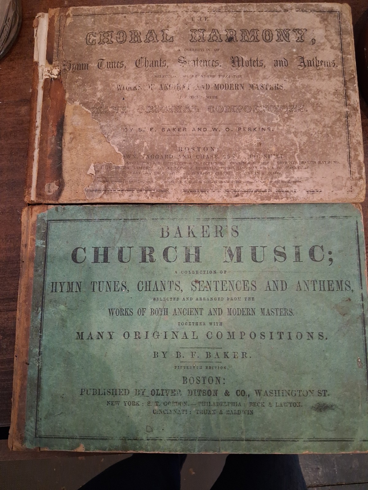 VINTAGE 1800s Church Music Books, Very Nice Rare VINTAGE 1800s Church Music Books, Very Nice Rare