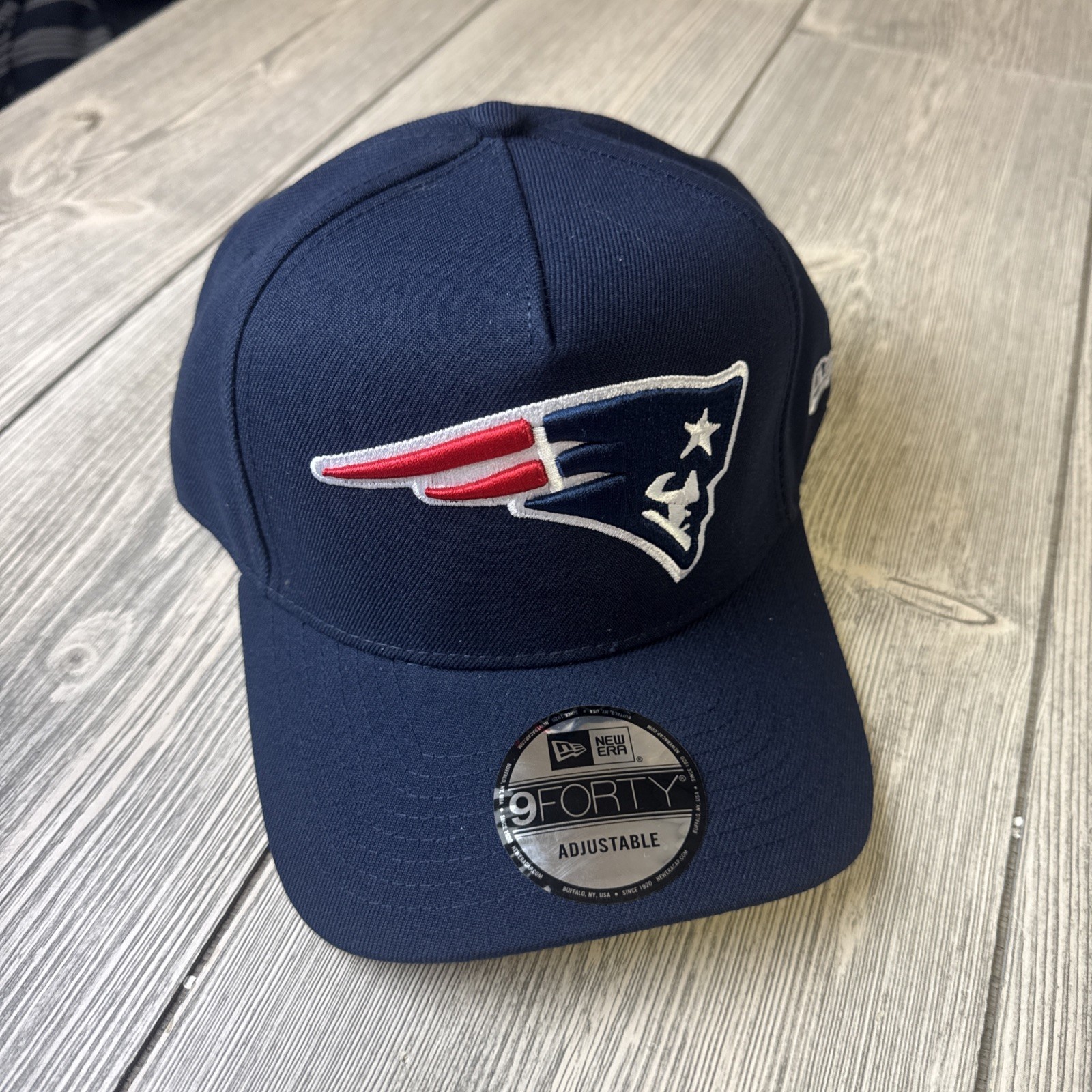 New Era New England Patriots 9Fifty Navy Basic Adjustable Snapback Hat Cap New Era New England Patriots 9Fifty Navy Basic Adjustable Snapback Hat Cap