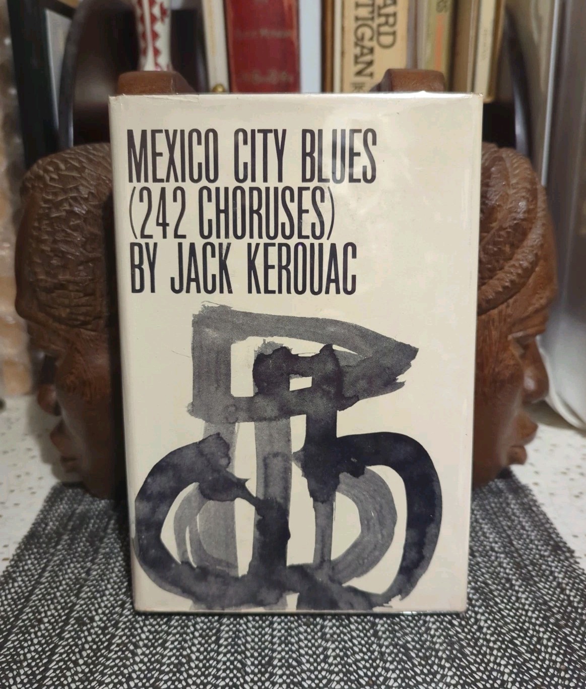 Jack Kerouac Mexico City Blues True 1st Edition B&W Cover 1959 Grove Press HCDJ