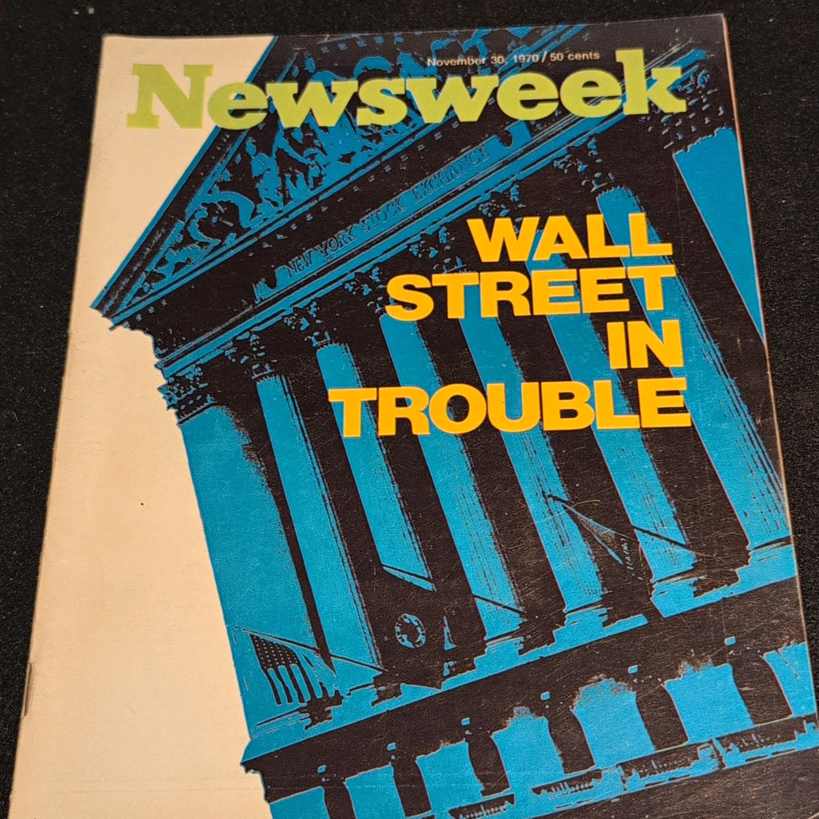 Newsweek Nov 30 1970 Illustrated Weekly Magazine Wall Street in Trouble ISSN