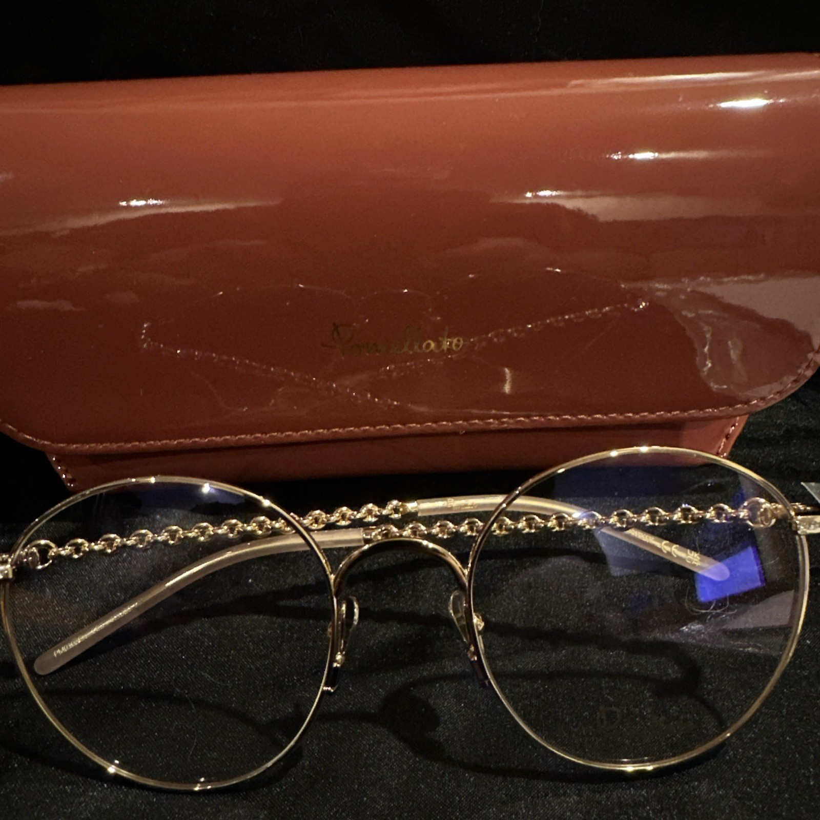 Pomellato Women\'s 52 mm Gold Opticals PM0103O-30010215-001 $675 MSRP BRAND NEW