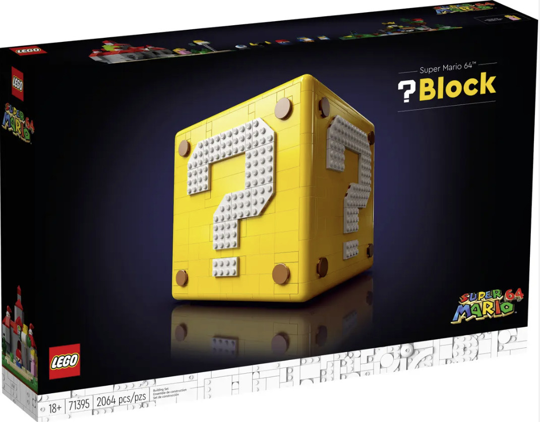 LEGO Super Mario 64 Question Mark Block 71395 – New Factory Sealed