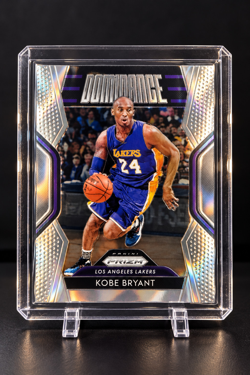 2018-19 Panini Prizm Kobe Bryant Silver Dominance LA Lakers HOF GOAT #6