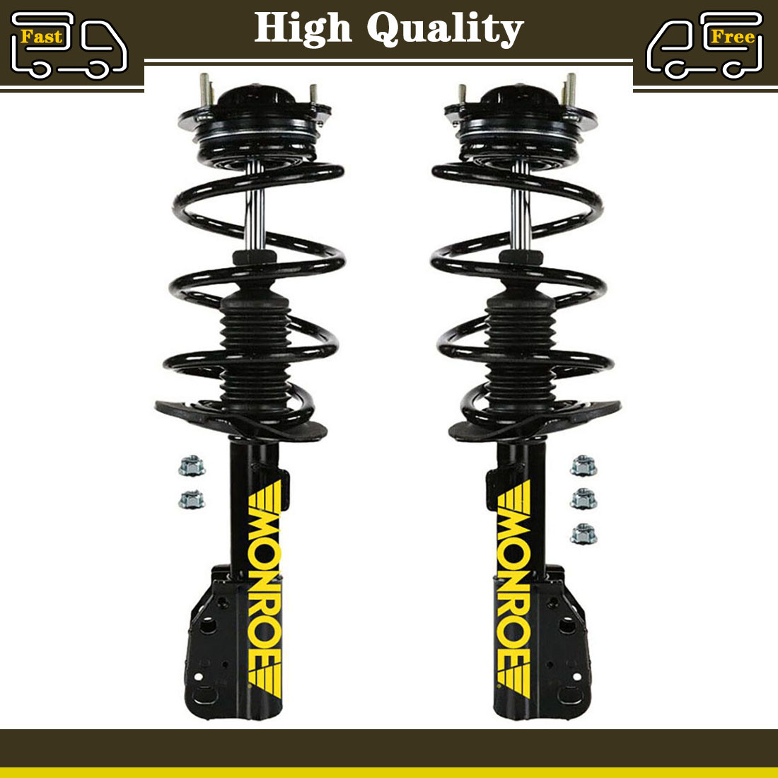 Monroe Genuine OEM Front Struts For 2013-2016 GMC Acadia Lifetime Warranty
