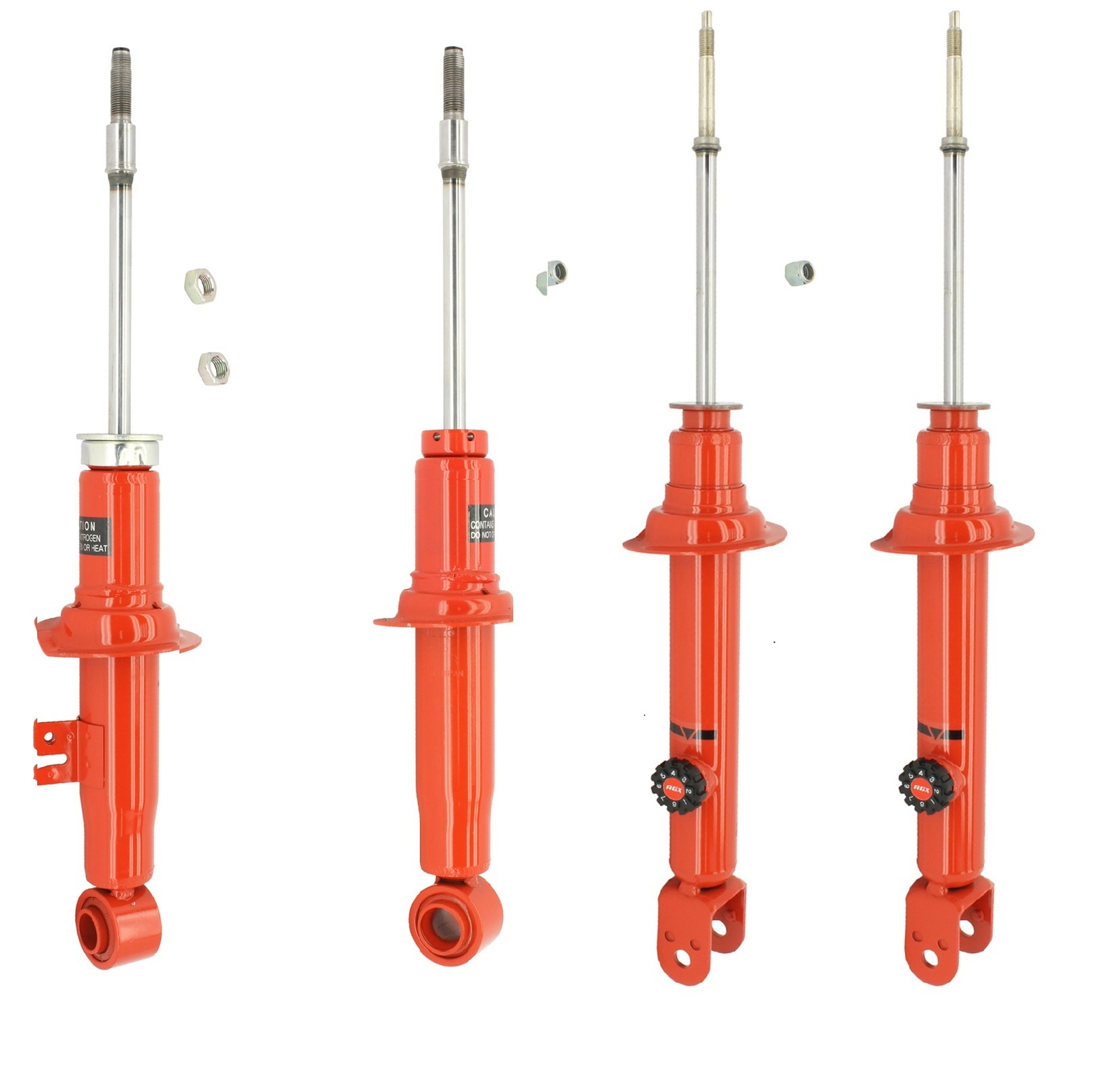 KYB AGX Front and Rear Struts Kit for Nissan 300ZX 1990-1996